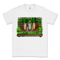 Happy St. Patricks Day Horses With Leprechaun Classic Tee | Teevron