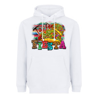 White Taco Fiesta Heavyweight Hoodie - texasbilliewilder