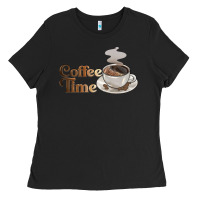 Black coffee time Ladies Tee - BarkalooDesign