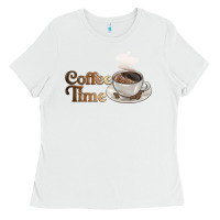 White coffee time Ladies Tee - BarkalooDesign