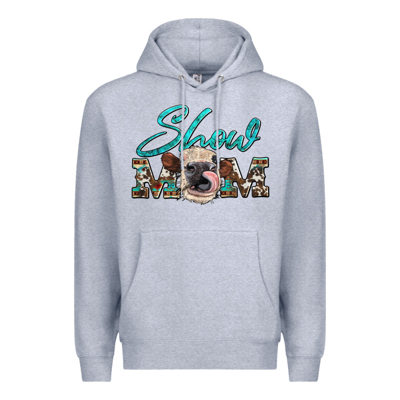 Show Mom Aztec Cowhide Heifer Premium Hoodie by Artiststas | Teevron