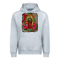 Heather Grey our lady of guadalupe christmas Urban Hoodie - Jasminsmagicworld