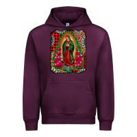 Mauve Wine our lady of guadalupe christmas Urban Hoodie - Jasminsmagicworld