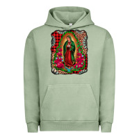 Pigment Oil Green our lady of guadalupe christmas Urban Hoodie - Jasminsmagicworld