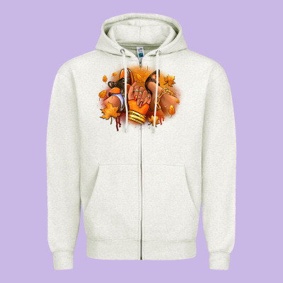 Zipper Hoodie Fall sneaker and heel afro woman