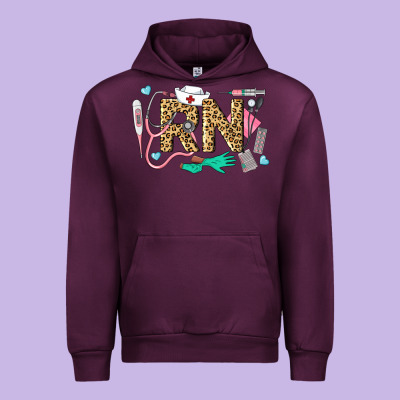 Western Registered Nurse Urban Hoodie Designed By Lillyallendesigns