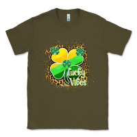 Army Green lucky vibes Classic Tee - RanaPortraitStore