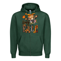 Sports Green Hay Fall heifer Zipper Hoodie - RanaPortraitStore