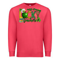 Cardinal St. Patrick's Day one lucky teacher Premium Sweatshirt - Neo Western