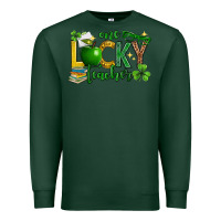 Sports Green St. Patrick's Day one lucky teacher Premium Sweatshirt - Neo Western