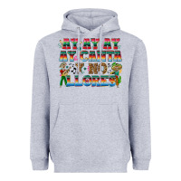 Heather Grey Ay Ay Ay Ay Canta y No Llores Heavyweight Hoodie - texasbilliewilder
