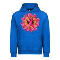 Cobalt cancer ribbon sunflower Urban Hoodie - NancyCooperArtShop