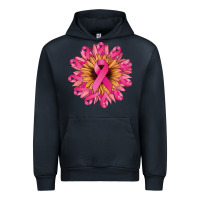 Navy cancer ribbon sunflower Urban Hoodie - NancyCooperArtShop