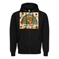Black Happy Fall y'all Zipper Hoodie - RanaPortraitStore
