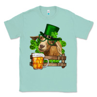 Seafoam st. patricks day goat and beer Classic Tee - RanaPortraitStore