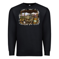 Black wild west Premium Sweatshirt - SublimationCraftShop