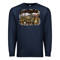 Navy wild west Premium Sweatshirt - SublimationCraftShop