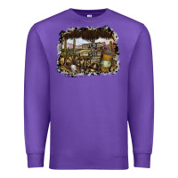 Purple wild west Premium Sweatshirt - SublimationCraftShop