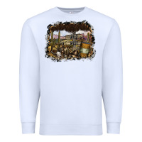 White wild west Premium Sweatshirt - SublimationCraftShop