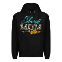 Black show mom aztec cowhide sunflower and arrow Premium Hoodie - Artiststas