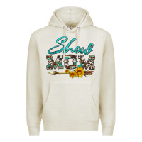 Oatmeal Heather show mom aztec cowhide sunflower and arrow Premium Hoodie - Artiststas