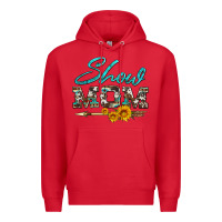 Red show mom aztec cowhide sunflower and arrow Premium Hoodie - Artiststas