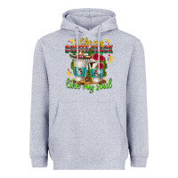 Heather Grey I Like My Coffee Black Like My Soul Heavyweight Hoodie - texasbilliewilder