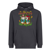 Smoke I Like My Coffee Black Like My Soul Heavyweight Hoodie - texasbilliewilder