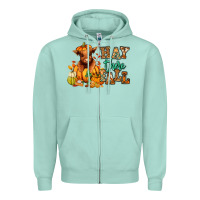 Seafoam Hay there Fall pumpkin heifer Zipper Hoodie - RanaPortraitStore