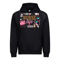 Black Western Nurse Life Urban Hoodie - LillyAllenDesigns