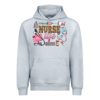 Heather Grey Western Nurse Life Urban Hoodie - LillyAllenDesigns