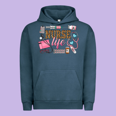 Western Nurse Life Urban Hoodie Designed By Lillyallendesigns