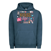 Pigment Midnight Navy Western Nurse Life Urban Hoodie - LillyAllenDesigns