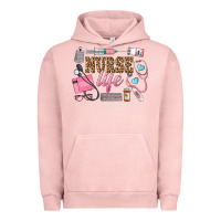 Pigment Salmon Western Nurse Life Urban Hoodie - LillyAllenDesigns