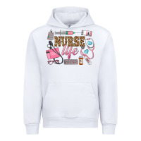 White Western Nurse Life Urban Hoodie - LillyAllenDesigns