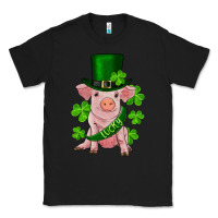 Black st. patricks day lucky baby pig Classic Tee - RanaPortraitStore