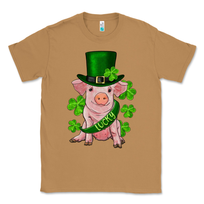 St. Patricks Day Lucky Baby Pig Classic Tee by RanaPortraitStore | Teevron