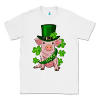 White st. patricks day lucky baby pig Classic Tee - RanaPortraitStore