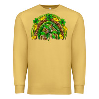 Antique Gold St. Patrick's Day rainbow Premium Sweatshirt - Neo Western