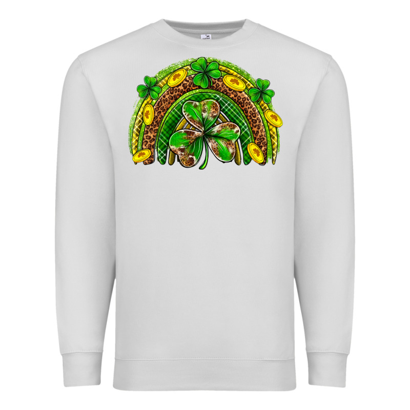 St. Patrick's Day Rainbow Premium Sweatshirt by Neo Western | Teevron