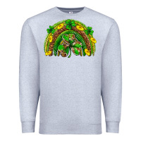 Heather Grey St. Patrick's Day rainbow Premium Sweatshirt - Neo Western