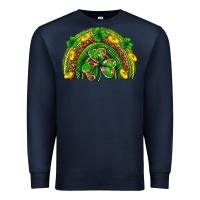 Navy St. Patrick's Day rainbow Premium Sweatshirt - Neo Western