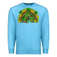 Ocean Blue St. Patrick's Day rainbow Premium Sweatshirt - Neo Western