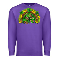 Purple St. Patrick's Day rainbow Premium Sweatshirt - Neo Western