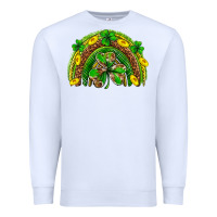 White St. Patrick's Day rainbow Premium Sweatshirt - Neo Western