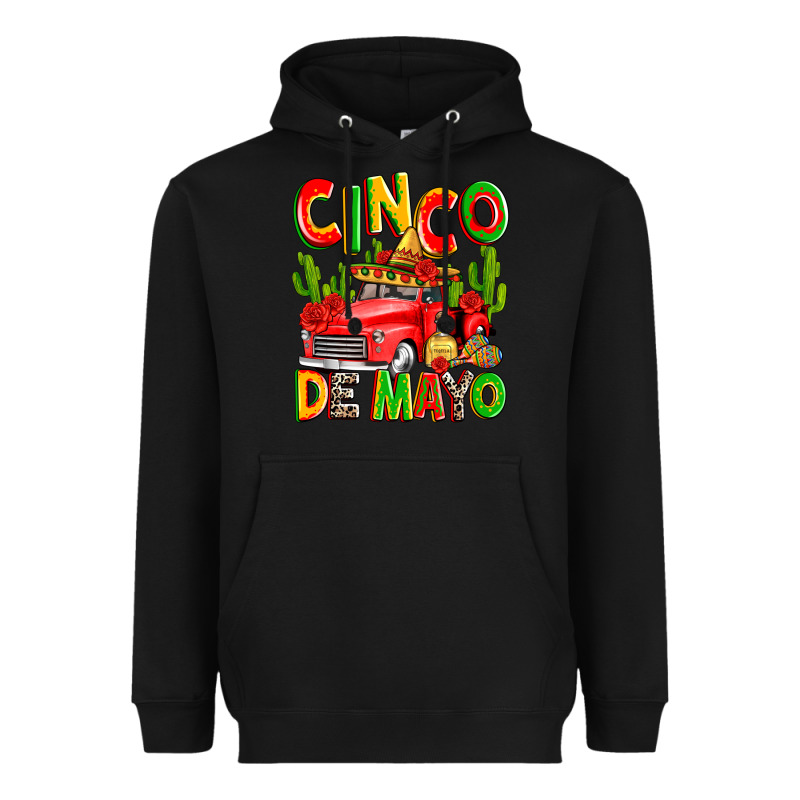 Cinco De Mayo Truck Heavyweight Hoodie by Zillion Design Studio | Teevron