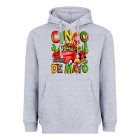 Heather Grey cinco de mayo truck Heavyweight Hoodie - Zillion Design Studio