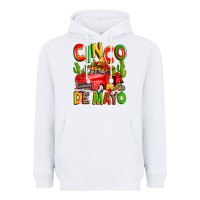 White cinco de mayo truck Heavyweight Hoodie - Zillion Design Studio