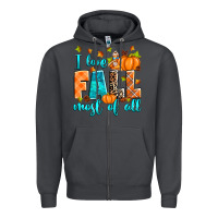 Smoke I love Fall most of all Zipper Hoodie - RanaPortraitStore