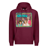 Burgundy golden girls stay golden Premium Hoodie - AdoDesignShop